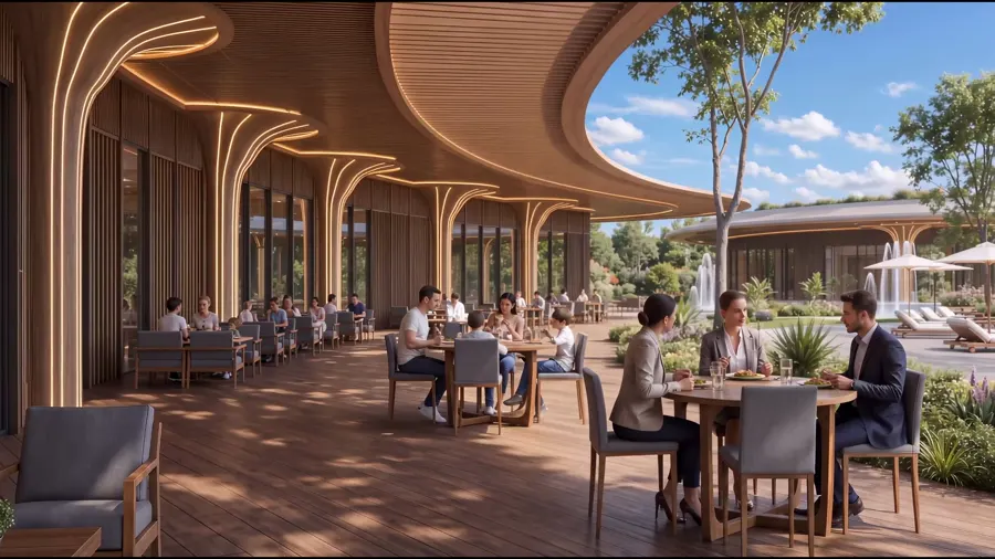 Restoranın açık terası